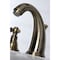 Kingston Brass KB983AKLAB Duchess Widespread Bathroom Faucet W/ Plastic Pop-Up, Brass KB983AKLAB - alternate 4